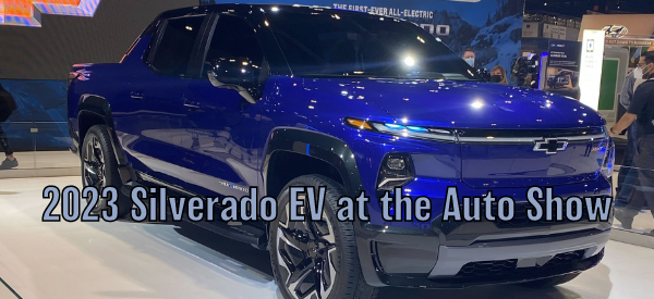 2023 Silverado EV at the Auto Show